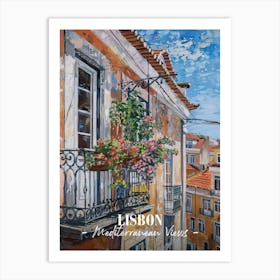 Mediterranean Views Lisbon 1 Art Print