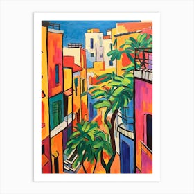 Beirut Lebanon 4 Fauvist Painting Art Print