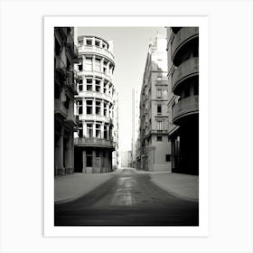 Valencia, Spain, Photography In Black And White 2 Art Print