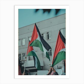 Palestinian Flags 1 Art Print