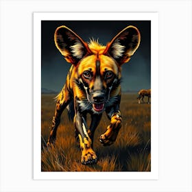 Wild Animal Creative Portrait 7 Art Print