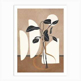 Branches In The Vase 3 Art Print