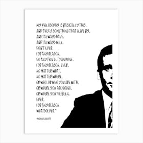 Michael Scott 3 Art Print