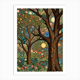 William Morris Tree Of Life 4 Art Print