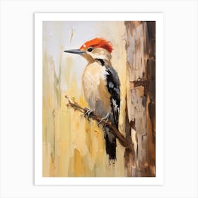 Bird Painting Woodpecker 2 Art Print