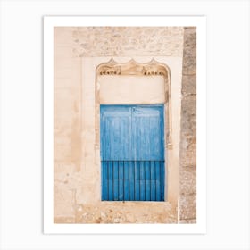 Balcony with blue door in Eivissa // Ibiza Travel Photography Art Print