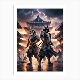 Samurai Warriors Art Print