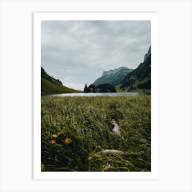 Lake In Switzerland Art Print