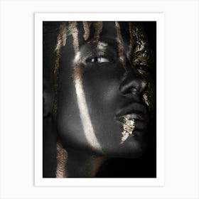 Black And Gold 1 Art Print