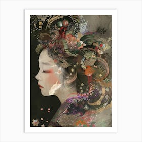 Geisha 3 Art Print