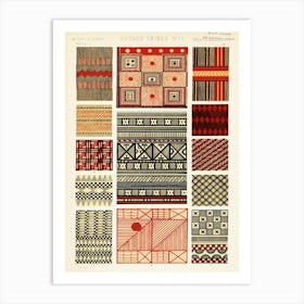 Vintage Pattern Illustration, Owen Jones                                                                             Art Print