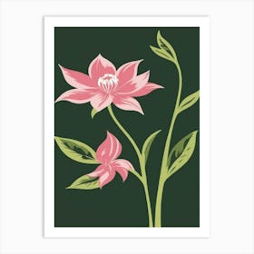 Pink Lotus Flower Art Print