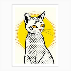 Sassy Cat Illustration Art Print