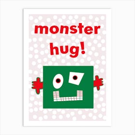 Monster Hug Art Print