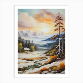 Winter Landscape 44 Art Print