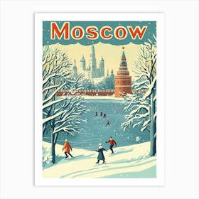 Aihrgdesign A Mid Century Modern Travel Poster For Moscow Sho 42d9c306 2cdc 40fc 8c4c 77d255a3ca41 0 Art Print