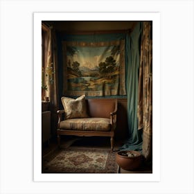 Room With A Tapestry Art Print