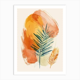 Jetstream Silhouettes Mid Century Style Art Print