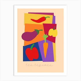 Matisse French Vegetable Cutout Art Print
