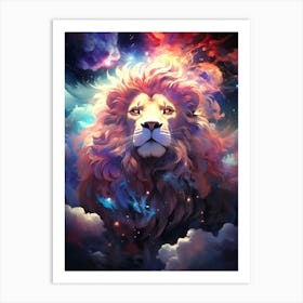 Lion In The Sky 7 Art Print