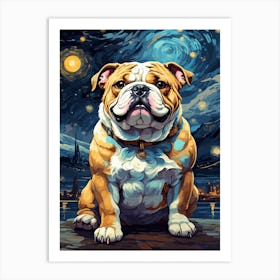 Bulldog Art 1 Art Print