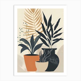 Potted Plants Art Print