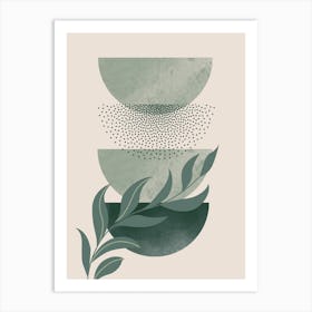 Botanical Shapes Art Print