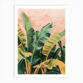 Banana Leaves 8 Art Print