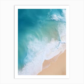 Beach Waves 3 Art Print