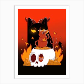 Devil Mouse 1 Art Print