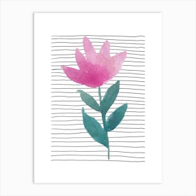 Pink Flower 14 Art Print