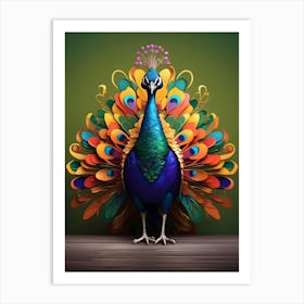 Peacock 1 Art Print