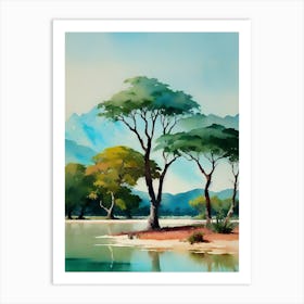 Landscape Painting 61 Art Print