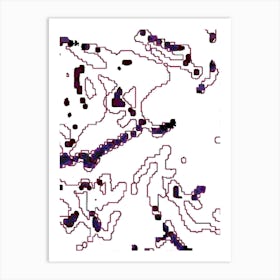 Map Of The World 5 Art Print