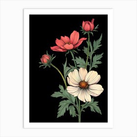 Cosmos Flower 2 Art Print