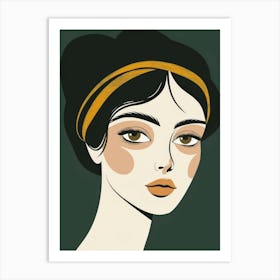 Portrait Of A Woman 272 Art Print