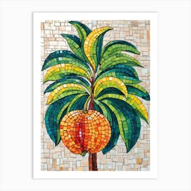 Mango Tree Mosaic Art Print