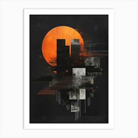 Sydney Skyline 1 Art Print