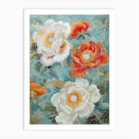 Peony Painting 7 Art Print