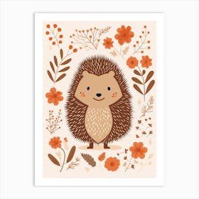 Baby Animal Illustration  Porcupine 7 Art Print