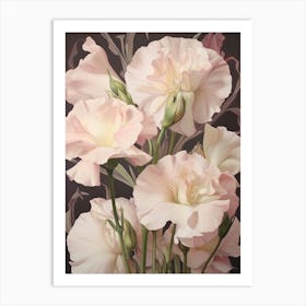 Floral Illustration Lisianthus 2 Art Print