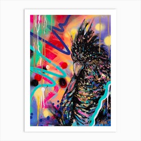 Black Cockatoo Art Print