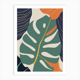 Tropical Leaves 7 Art Print