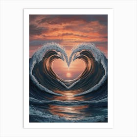 Heart Of The Ocean Art Print