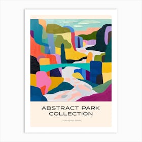 Abstract Park Collection Poster Namsan Park Seoul South Korea 4 Art Print