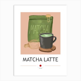 Matcha Latte Art Print