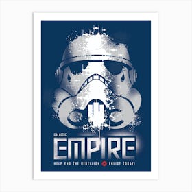 Galactic empire Art Print