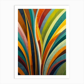 Dancing Stripes in Color Art Print