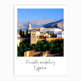 Andalusian Village, Spain 8 Art Print