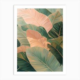 Tropical Leaves 57 Art Print